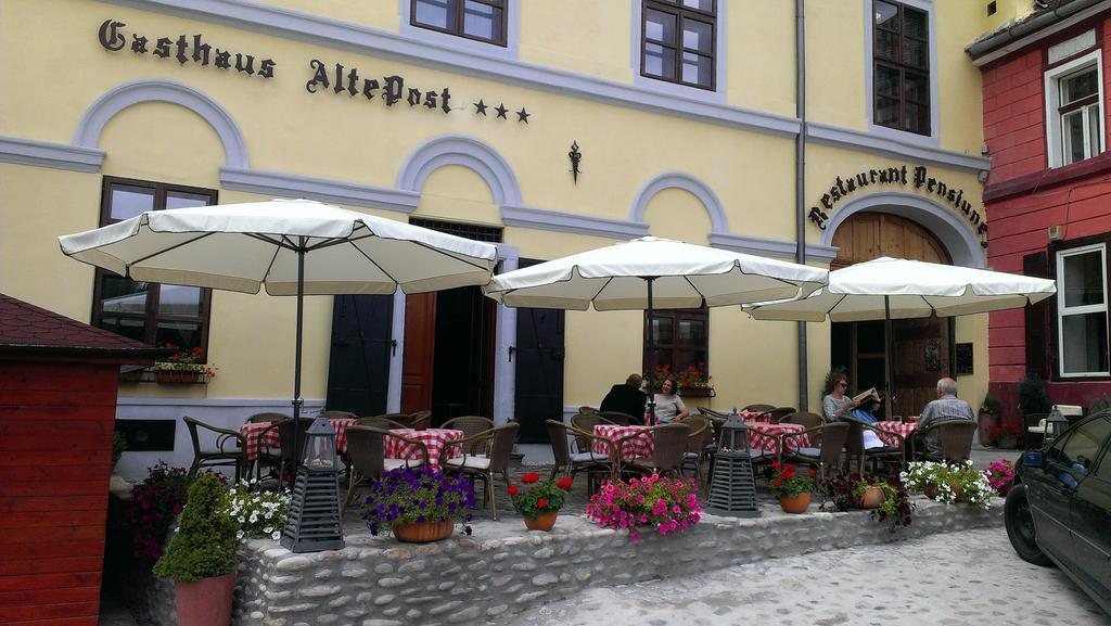 Pensiunea Gasthaus Alte Post ซิวิโชอารา ภายนอก รูปภาพ
